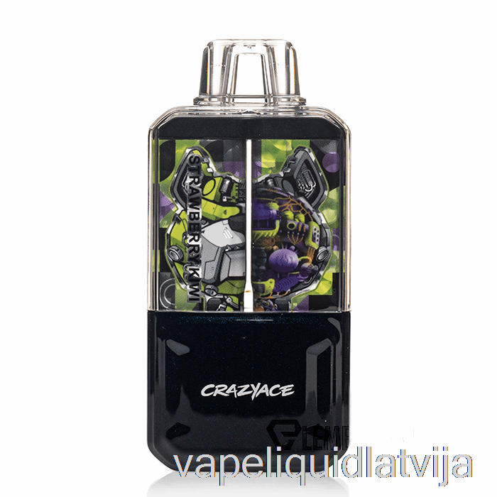 Crazyace B15000 Vienreizējās Lietošanas Zemeņu Kivi Vape šķidrums